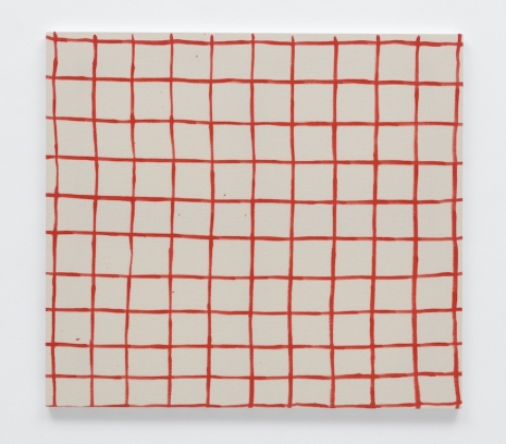 Adelaide Cioni, Grid for My Friend the Anarchist, Red, 2024 , The Approach