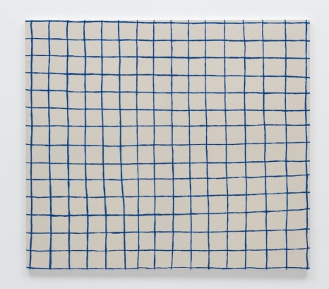 Adelaide Cioni, Grid for My Friend the Anarchist, Blue, 2024 , The Approach