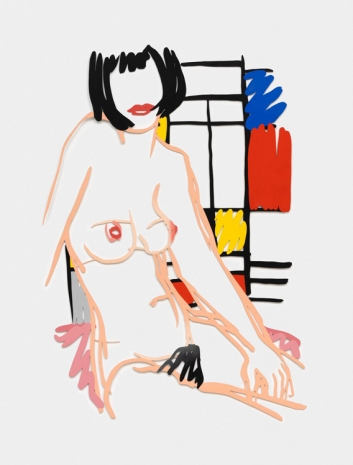 Tom Wesselmann, Monica Sitting with Mondrian (Variation #4), 1988 , Almine Rech
