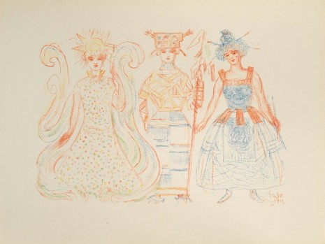 James Ensor, Le Luminisme, Le Cubisme, La Gravure - N°19 / La Gamme d’Amour (Flirt de marionnettes), 1929, Galerie Chantal Crousel