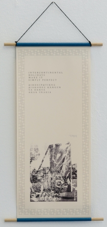 LELLO//ARNELL, Shigajiku Poem Scroll (Intercontinental), 2024 , Galerie Elisabeth & Reinhard Hauff