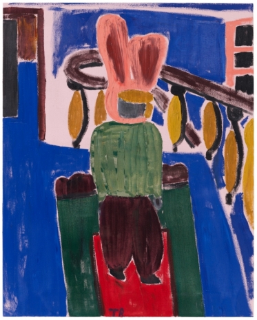 Tal R, Little Boy with Bunny Ears, 2024 , Tim Van Laere Gallery