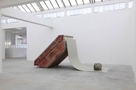 Gabriel Kuri, .)(., 2013, Galleria Franco Noero