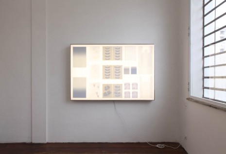 Gabriel Kuri, Inverted lightbox 08, 2013, Galleria Franco Noero