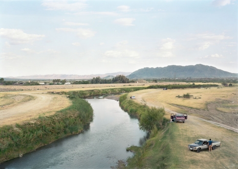 An-My Lê , Fragment VIII: Cars along the Rio Grande, US-Mexico Border, Ojinaga, Mexico, from SiIent General, 2019 , Marian Goodman Gallery