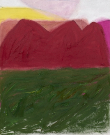Jongsuk Yoon, Red Mountains, 2023 , Marian Goodman Gallery