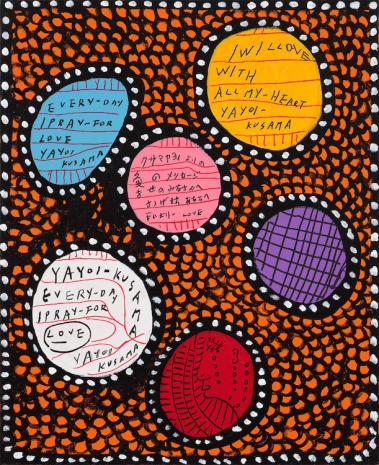 Yayoi Kusama, Every Day I Pray for Love, 2023 , Victoria Miro