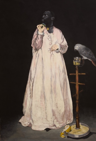 Roméo Mivekannin , Young Lady after Edouard Manet, 2023 , Galerie Barbara Thumm