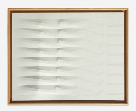 Agostino Bonalumi , Bianco, 1989, Cardi Gallery