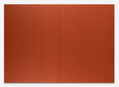Robert Mangold , A Triangle within Two Rectangles (red), 1977 , Cardi Gallery