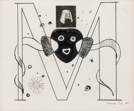 Max Ernst , Initial M, Illustration for Benjamin Péret, ‘La Brebis Galante’, Paris, 1949, 1949 , The Mayor Gallery