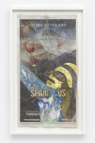 Christian Holstad, Spare Us (Cover page from The Book of Hours), 2011 - 2013, Andrew Kreps Gallery