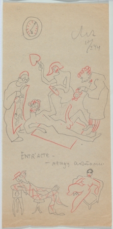 Sergei Eisenstein, Untitled, 10 January 1944, Ellen de Bruijne PROJECTS