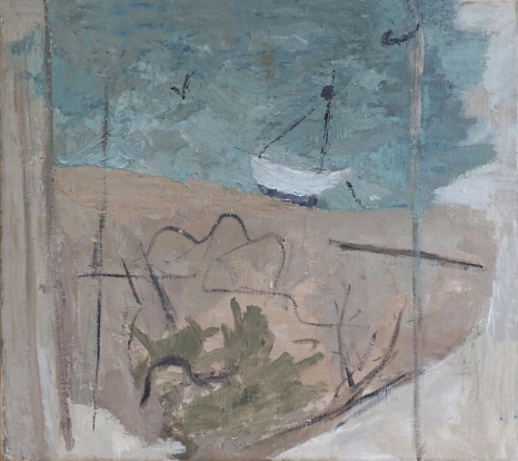 Mary Potter, Boat and Beach, c.1958 , NewArtCentre.