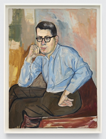 Alice Neel, Richard Gibbs’ Friend, c. 1962 , David Zwirner