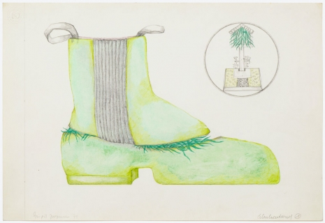 Birgit Jürgenssen, Shoe design 1, 1971 , Alison Jacques