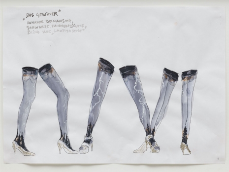 Birgit Jürgenssen, Untitled (Sketches for the Wolford Company Series), 1988 , Alison Jacques