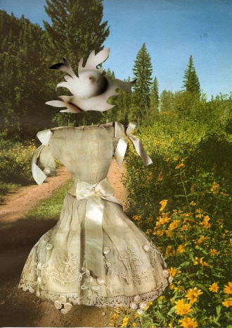 Marnie Weber, The Ghost on the Path (8.01.12), 2012 , Praz-Delavallade