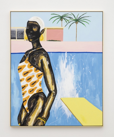 Zéh Palito, The Negro Splash, 2024. , Perrotin