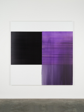 Callum Innes, Exposed Painting Deep Purple Dioxazine, 2023 , Alfonso Artiaco