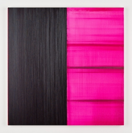 Callum Innes, Untitled Lamp Black / Magenta, 2024 , Alfonso Artiaco