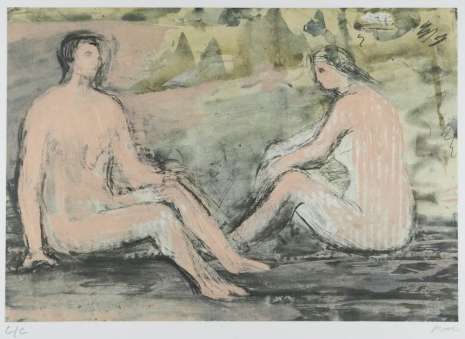 Henry Moore, Man and Woman in Landscape, 1984 , Gagosian