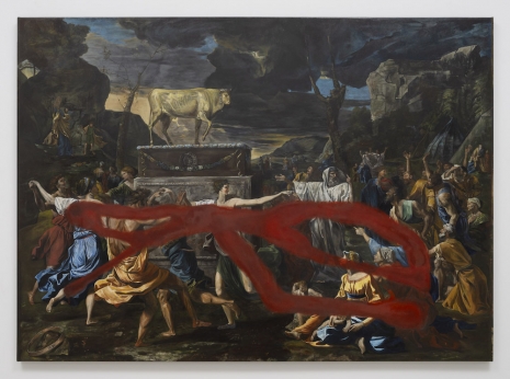 Matthew Hilvers , Copy_edit_master_file (whom is being worshipped? Whom is working? 2011 Poussin vandalism sparks museum fee debate’)., 2024 , Gladstone Gallery