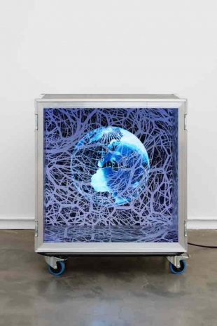 Peter Kogler, Untitled (Planisphere), 2023 , Galerie Mitterrand
