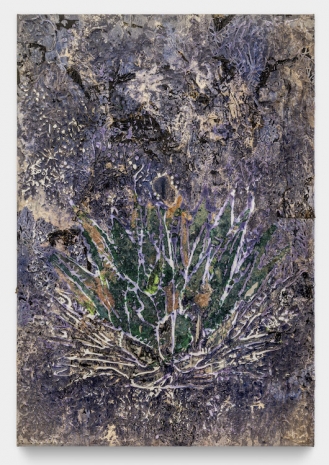 Mark Bradford, Purple, 2024 , Hauser & Wirth