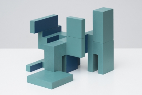 Krijn de Koning, Block (Green / Blue), 2023 , Slewe Gallery