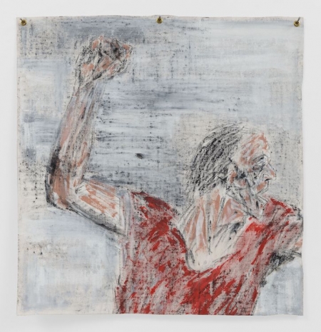 Leon Golub, Figure Gesturing, 1982  , Hauser & Wirth