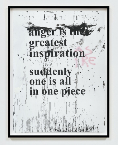 Monica Bonvicini, Anger is the Best, 2019 , Tanya Bonakdar Gallery