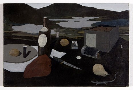 Geoff Lowe, Still life (with bullock’s heart) into landscape, 1972, Roslyn Oxley9 Gallery