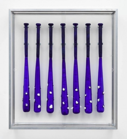 Nari Ward, Medicine Bats (Blue), 2024, Lehmann Maupin