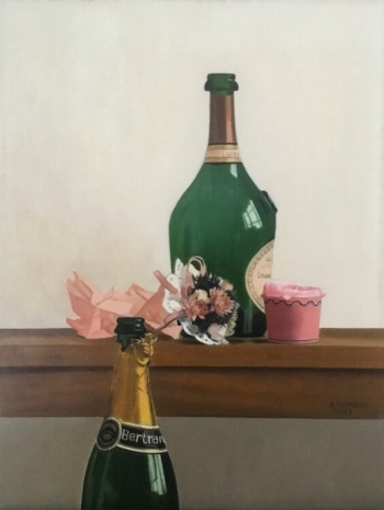 Aimée Moreau, Champagne, bouquet et bougie rose, 1983 , Mai 36 Galerie