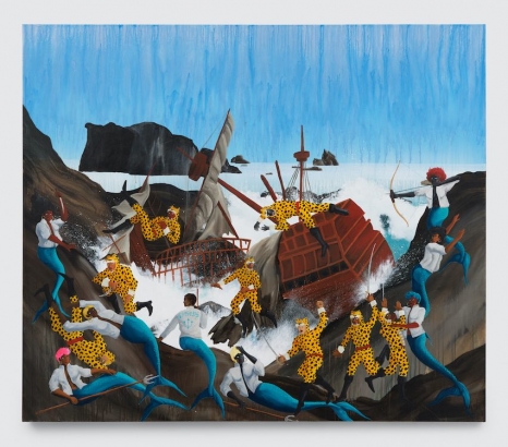 Umar Rashid, Hunters and Sirens (Santa Barbara), 2024 , BLUM