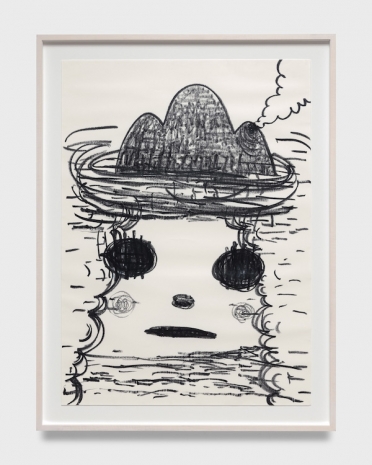 Yoshitomo Nara, A Face Appeared under the Lake I, 2024 , BLUM