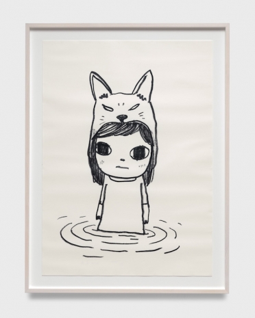 Yoshitomo Nara, Cutie in the puddle, 2024 , BLUM