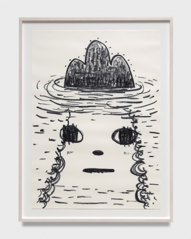 Yoshitomo Nara, A Face Appeared under the Lake II, 2024 , BLUM