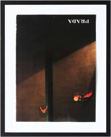 Richard Hawkins, Untitled (dark upside down Prada), 2000 , Galerie Buchholz