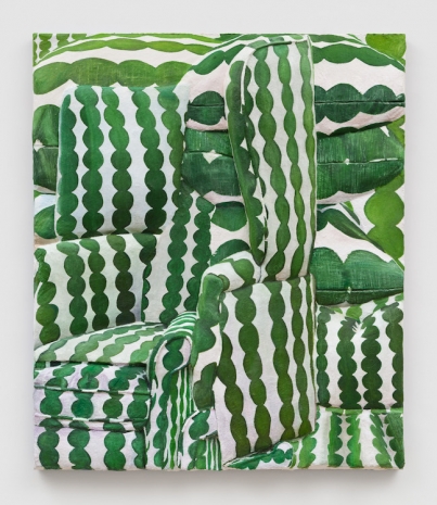 Gina Beavers, Full circle in Jungle, 2024 , Marianne Boesky Gallery