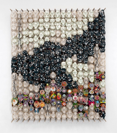 Jacob Hashimoto , The Unspooling, 2024 , Galerie Forsblom