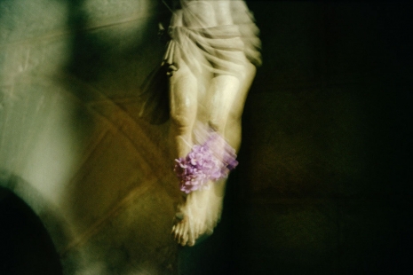 Nan Goldin, Lilacs between Jesus’s legs, Aubazine church, France, 2005 , Gagosian