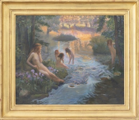 Gaston Bussière, Les baigneuses, 1923 , Au Cube