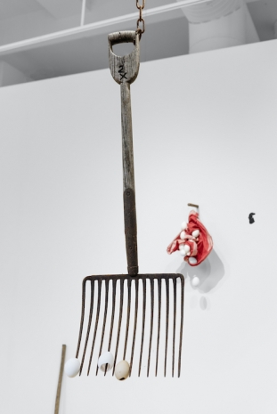 Erik Van Lieshout, Farm Arts object #9 (pitchfork), 2024 , Anton Kern Gallery