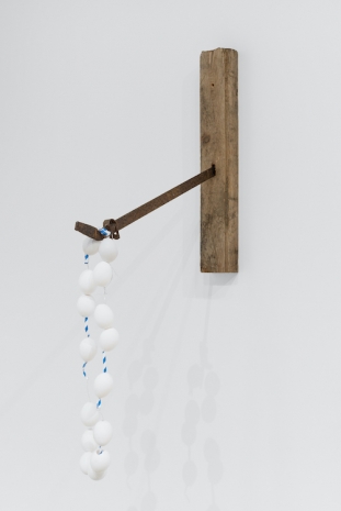 Erik Van Lieshout, Farm Arts object #3 (metal hook and necklace), 2024 , Anton Kern Gallery