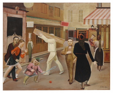 Balthus, The Street, 1933 , Gagosian