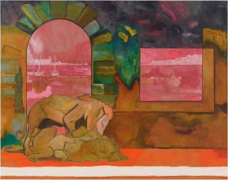 Peter Doig, Lions (Ghost), 2024 , Gagosian