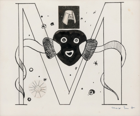 Max Ernst, Initial M, Illustration for Benjamin Péret, ‘La Brebis Galante’, Paris, 1949, 1949 , The Mayor Gallery