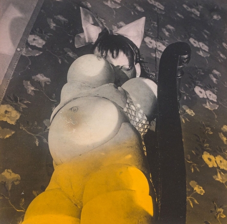 Hans Bellmer, Poupée on Chair with Floral Carpet, c. late1930s , The Mayor Gallery